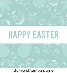 Easter Greeting card Background.