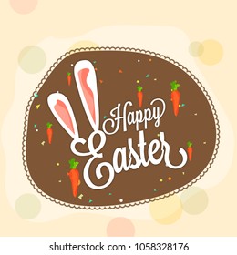 Easter Greeting card Background.
