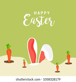 Easter Greeting card Background.