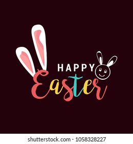 Easter Greeting card Background.