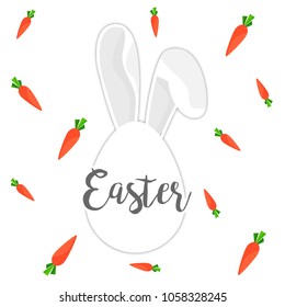 Easter Greeting card Background.