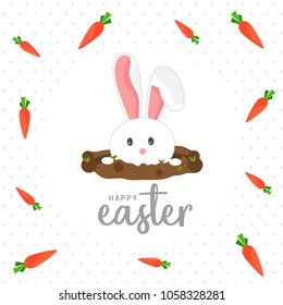 Easter Greeting card Background.