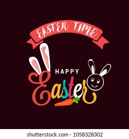 Easter Greeting card Background.