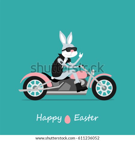 Download Easter Greeting Card Easter Bunny Rocker Stock Vector ...