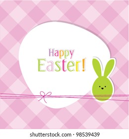 Easter greeting card with copy space