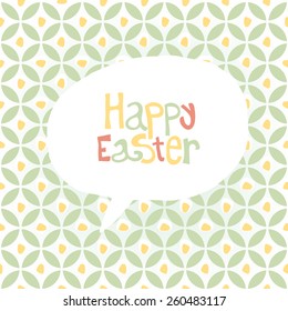 Easter Greeting Card Design