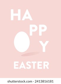 Easter greeting card. Happy Easter card.