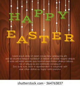Easter greeting card with place for text