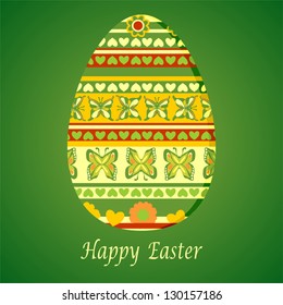 Easter Greeting Card, Vector Version
