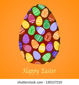 Easter Greeting Card, Vector Version