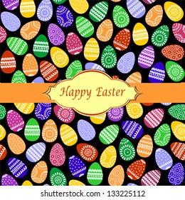 Easter Greeting Card, Vector Version