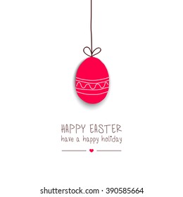 Easter greeting card.Vector