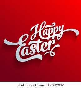 easter greeting logo happy hunt vector type card vector happy easter greeting card template easter greeting logo happy hunt vector type card classic vacation egg spring season holiday background scene