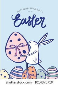 Ostergrussvorlage Vektor/Illustration