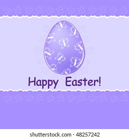 Easter greetings card with text field (EPS10)