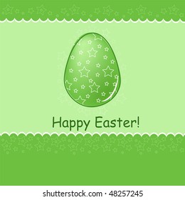 Easter greetings card with text field (EPS10)