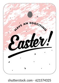 easter greetings template vector/illustration