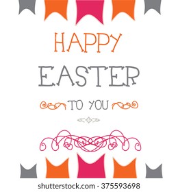 Easter hand drawn vector symbols and objects
