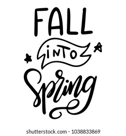 Easter hand written phrase. Modern brush calligraphy. Vector isolated illustration on white background