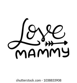 Easter hand written phrase. Modern brush calligraphy. Vector isolated illustration on white background