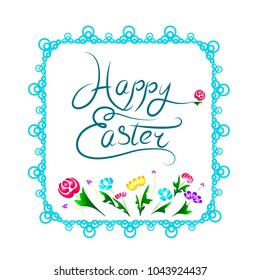  Easter happy, easter greeting ,card easter eggs.
