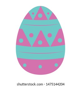 easter happy tradition spring celebration egg isolated cartoon vector illustration graphic design