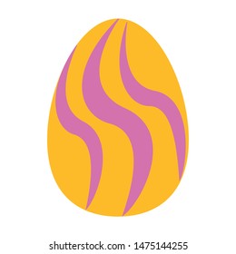 easter happy tradition spring celebration egg isolated cartoon vector illustration graphic design