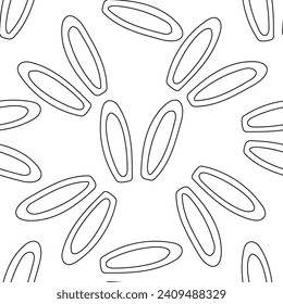 easter hare ears colored hunting pattern textile vector line doodle
