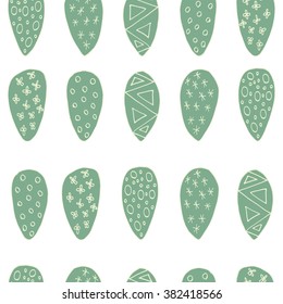 Easter Holiday background, seamless patterns of hand drawn eggs