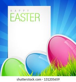 easter holiday background with space for your text