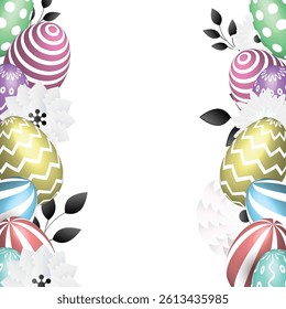 Easter Holiday Celebration Vector Decorative Illustration
