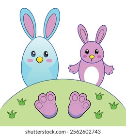 Easter Holiday Icons | Vector Set for Creative Designs on White Background