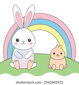 Easter Holiday Icons | Vector Set for Creative Designs on White Background