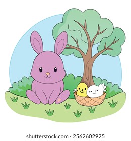 Easter Holiday Icons | Vector Set for Creative Designs on White Background