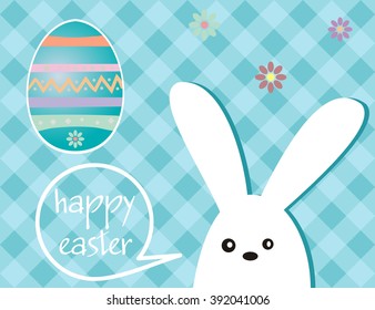 Easter holiday - rabbit and Easter egg