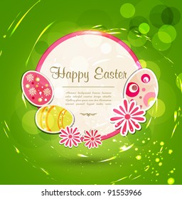 Easter holiday vector background