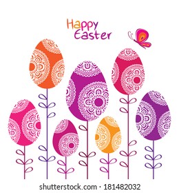 Easter holiday. Vector illustration.