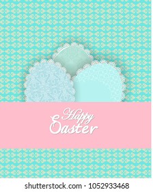 Easter holiday vintage card