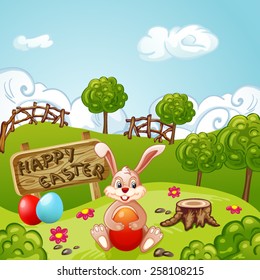 Easter Holidays Background
