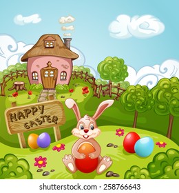 Easter Holidays Background
