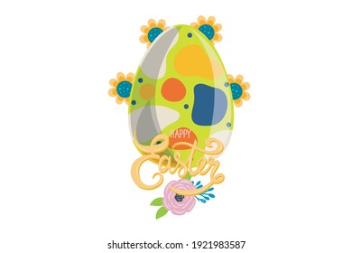Easter Icon Egg Vector Design
