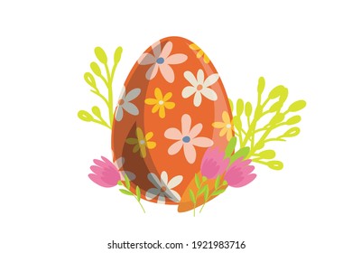 Easter Icon Egg Vector Design