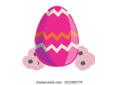 Easter Icon Egg Vector Design