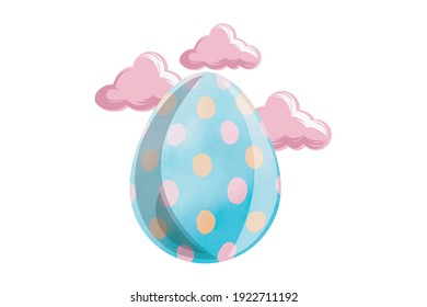 Easter Icon Egg Vector Design