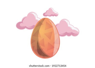 Easter Icon Egg Vector Design