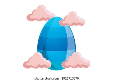 Easter Icon Egg Vector Design
