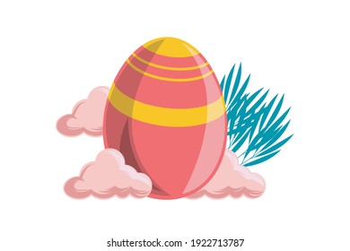 Easter Icon Egg Vector Design