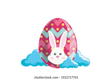 Easter Icon Egg Vector Design