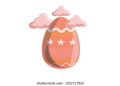 Easter Icon Egg Vector Design