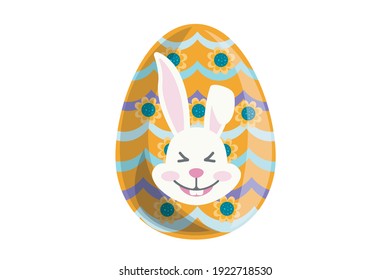 Easter Icon Egg Vector Design